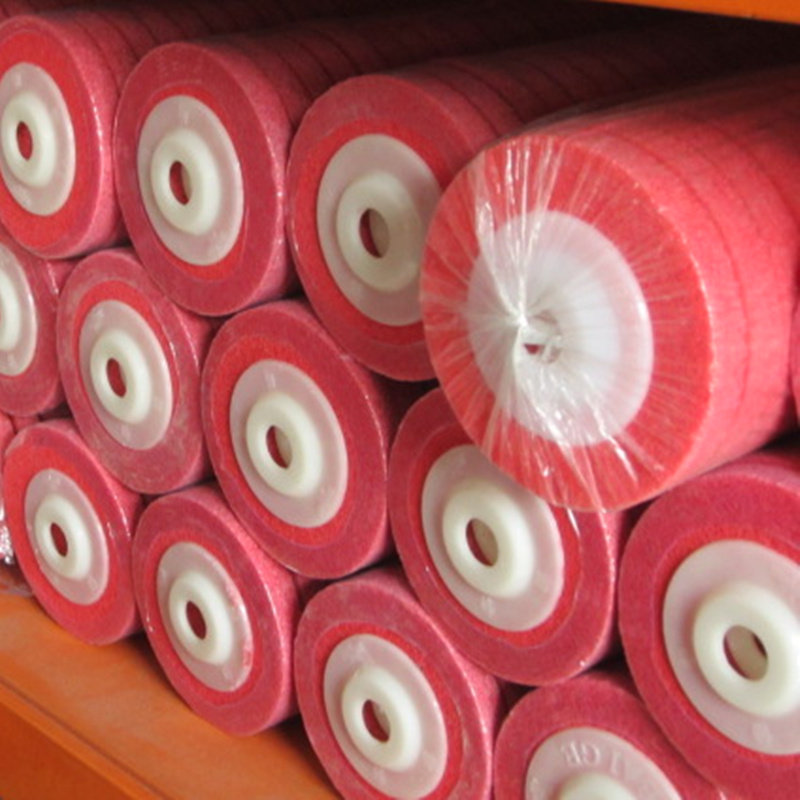 Corner to nylon wheel polished wheel fiber wheel wire drawing wheel unwoven grinding wheel polished sheet 100 * 16