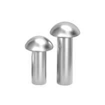 GB867 Semi-round head aluminum rivets Solid rivets Round cap percussion aluminum rivets M2M3M4M5M6M8