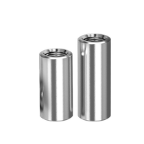 304 stainless steel round nut extended connection screw rod joint cylindrical nut M3M4M6M8M10M12M20