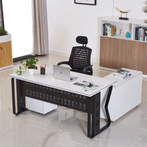Guangzhou office furniture boss table simple modern large - desk desk desk manager desk manager table