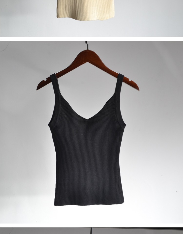 --4 phiên bản tiếng Hàn mới của chiếc áo len dệt kim ngắn tự đan hoang dã nữ sinh không tay vest áo quây áo kiểu trung niên