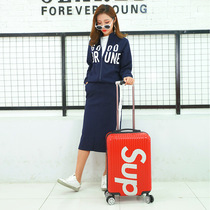 Training School Gift Customised Student Web Red SUP Suitcase 20 Inch Silent Universal Wheel Tie Bar Anti-Scraping Wear