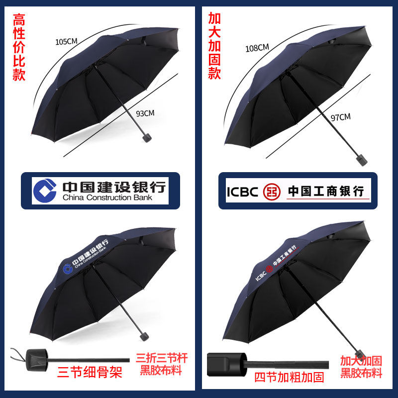 遮阳挡雨一把好伞,定制黑胶折叠伞如何成为你的时尚单品?🤔-伞-淘宝好物网