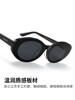 Parson Retro Cat-Eye Sunglasses for Women, Fashionable Outdoor Trendy Anti-Uv Acetate Small Frame Sunglasses for Men Pz7801