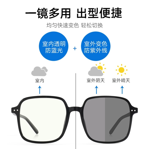 Антирадиационные прозрачные модные очки, в корейском стиле, по фигуре