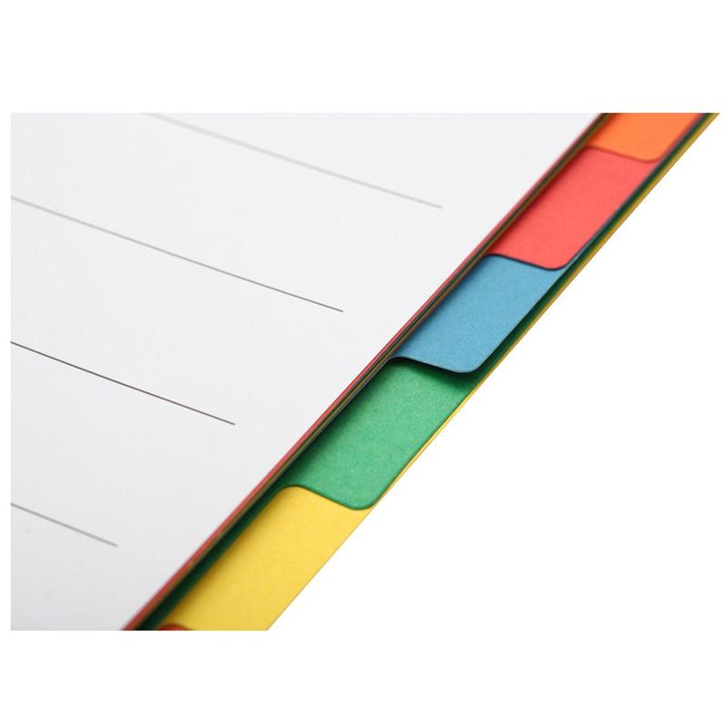 Easy-To-Five-Color Deco-Grade Paper Classification Index Five-Color Grado 56104 Paginated Paper Index Paper