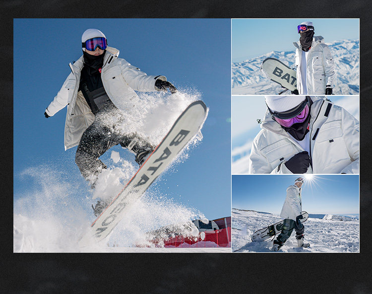 太平鸟 GORE-TEX面料+银离子蓄热 白鹅绒 男式工装羽绒服 多重优惠折后￥921包邮 2色可选