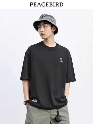 Моряк Попай, летняя футболка, 2023, с вышивкой, короткий рукав