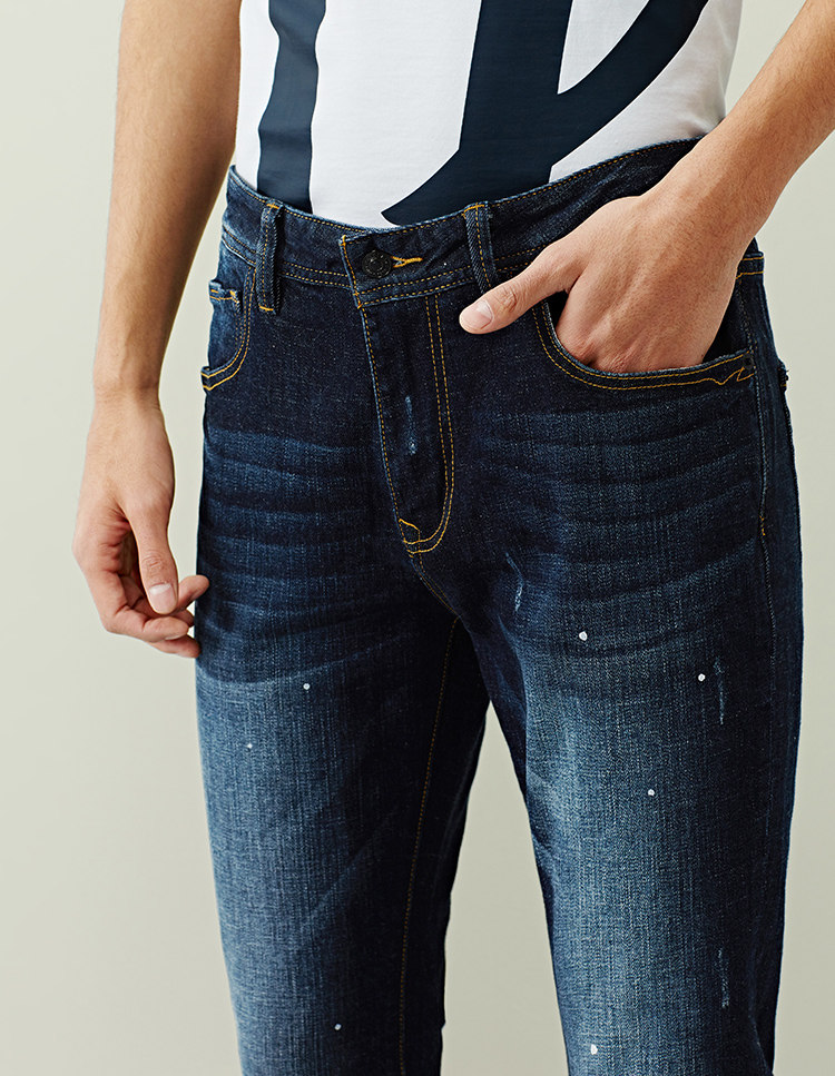 Jeans pour jeunesse PEACEBIRD en coton pour été - Ref 1480522 Image 38