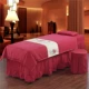 Beauty khăn trải giường gia đình bốn đơn giản vẻ đẹp spa thẩm mỹ viện massage trị liệu bedspread châu Âu màu tùy chỉnh rắn đầu vuông - Trang bị tấm