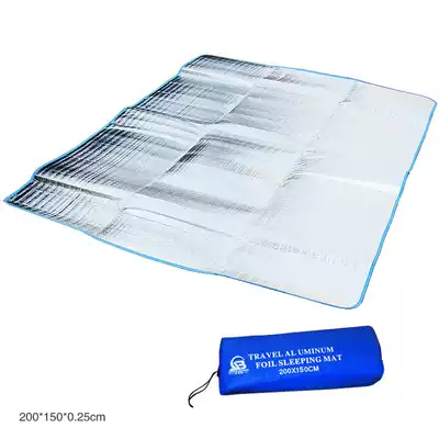 ()CLB Jungle Leopard outdoor 2-3 double multiplayer double-sided aluminum film moisture-proof mat mat picnic mat