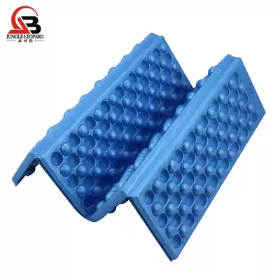 Outdoor portable honeycomb massage foam XPE single pad EVA four folding small cushion moisture proof pad