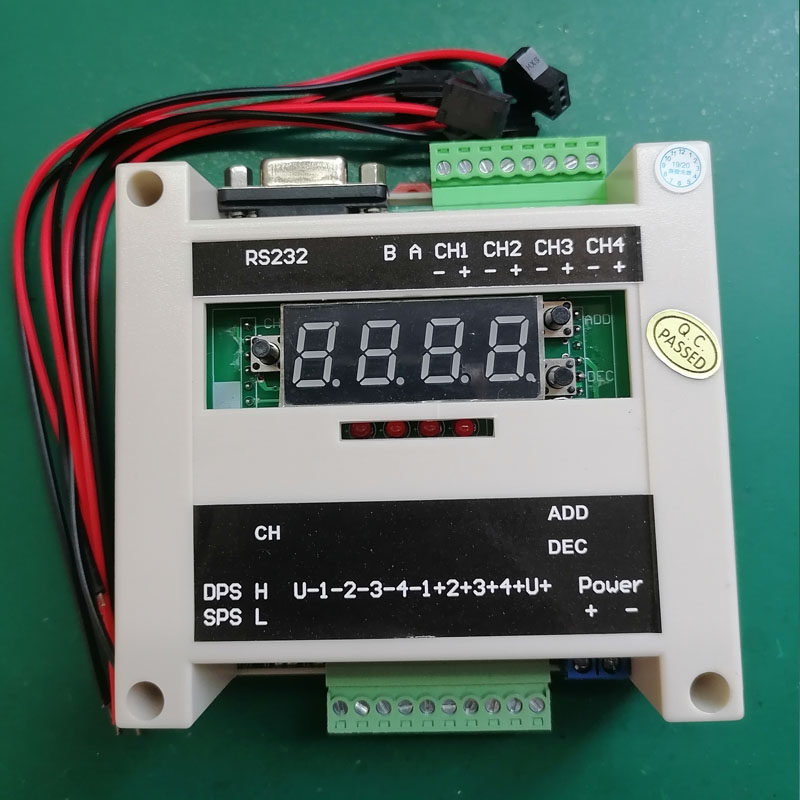 Visual light source controller four-channel digital pwm out-of-band trigger strobe function RS232 RS485 communication
