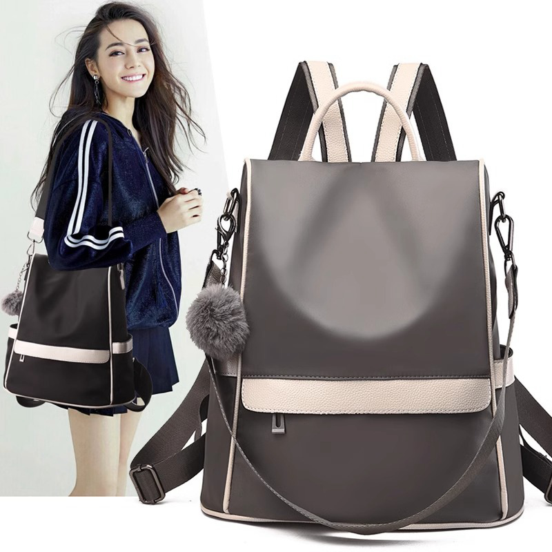 American Mk Jessie Dilraba Style Backpack, Laptop Bag, Travel Large-Capacity School Bag, Women's Backpack