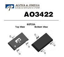 AOS US Bandai SOT-23 A03422 ARKV25 MOS transistor original channel 100% original