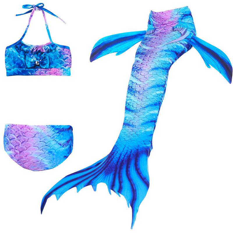 Купальный костюм / плавки 儿童美人鱼性格泳衣泳装比基尼欧美沙滩温泉三件套游泳衣夏装 Other
