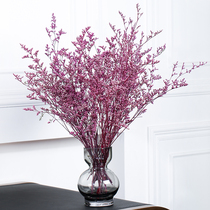 Valentines grass dry flower bouquet diy material decoration Vase ornaments living room flower arrangement home accessories light luxury forget-me-not