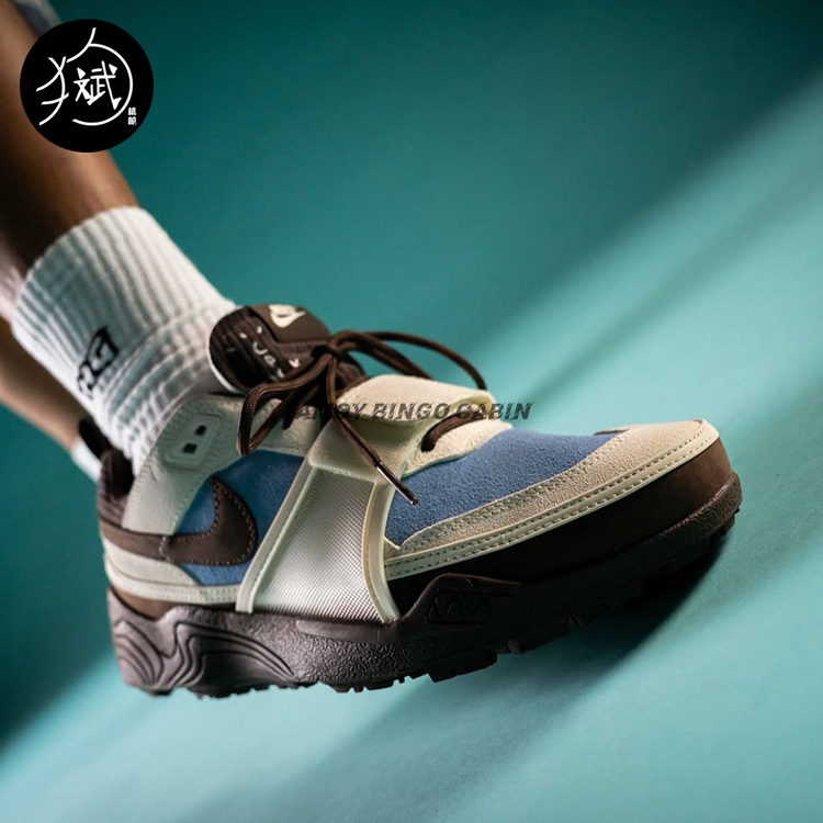 Travis Scott×Nike Zoom Field Jaxx Men's and Women's Retro Sports Casual Shoes Hq3072
