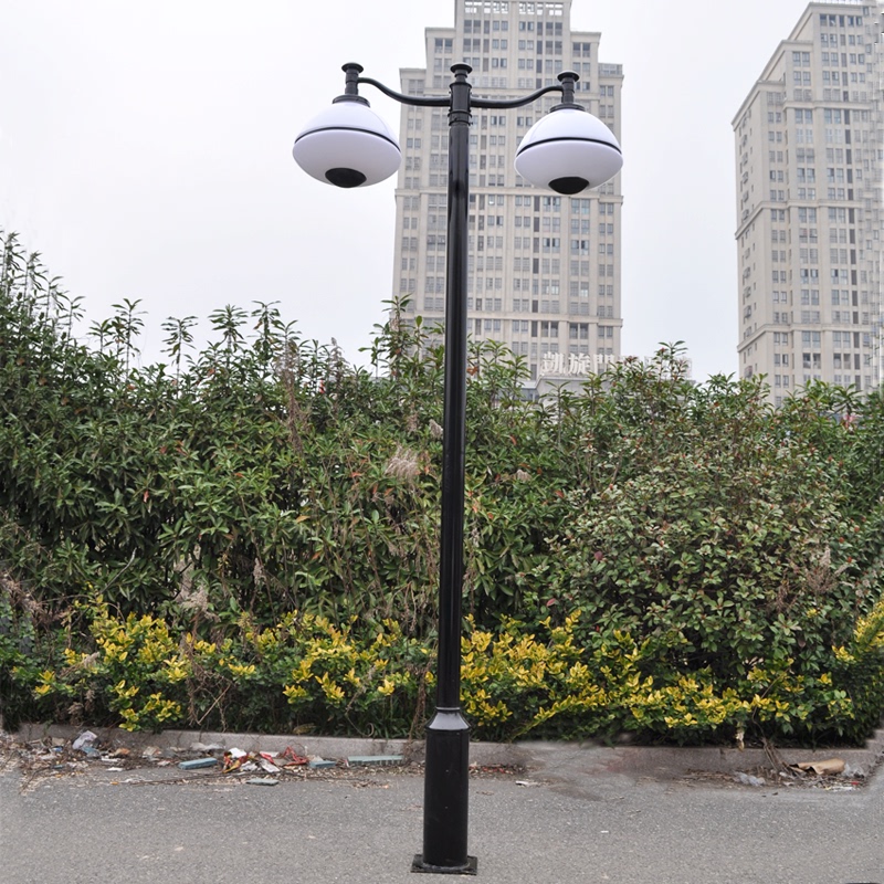 3.35m 4 Garden Light Double-Headed Led Community Chinese Landscape Flying Saucer Light Square Park Antique Outdoor Street Light