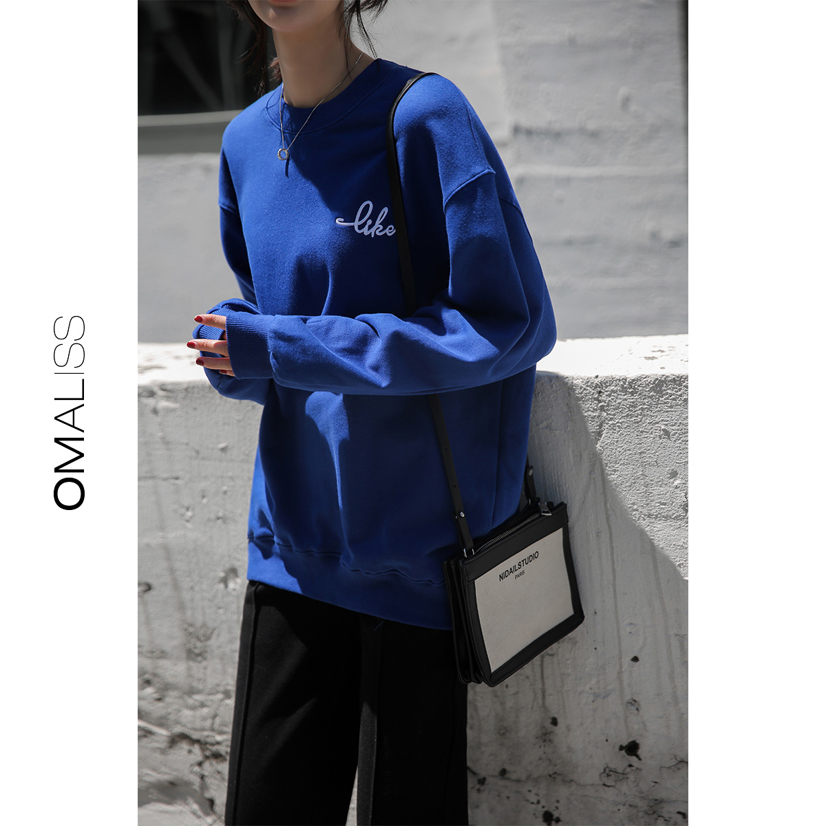 Sweatshirt femme OMALISS en Coton - Ref 3217188 Image 1