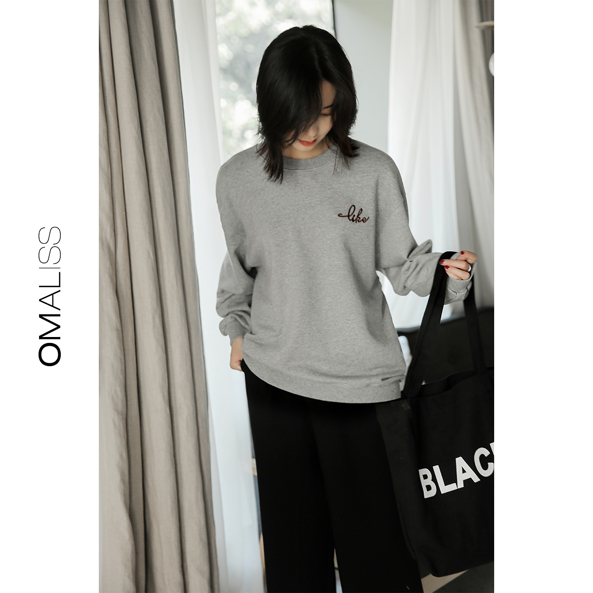 Sweatshirt femme OMALISS en Coton - Ref 3217188 Image 3