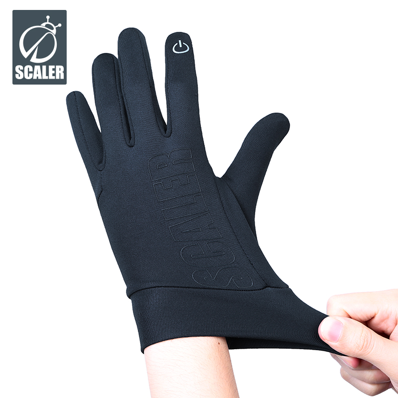 Sikelle outdoor autumn winter elastic touch screen warm gloves men and women sports riding anti-slip windproof S9231283