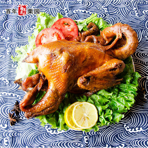 百年栗园 即食酱香鸡 550g 天猫优惠券折后￥34.9包邮（￥49.9-15）