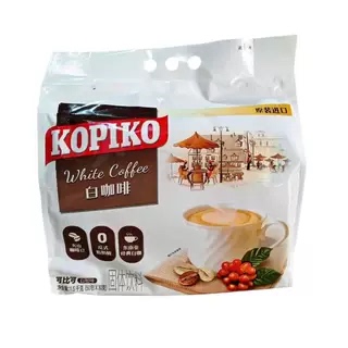 Indonesian Imported Kopiko White Coffee 50 Cups Instant Powder Three-In-One Bagged Cappuccino Latte