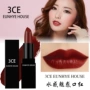 3CE Eunhye House Water Charm Lipstick Son môi Dafang Tube Black Tube dưỡng ẩm lâu dài 3ce macaron red