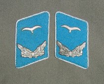East Germany East Germany German Army uniform Air Force lieutenant collar badge