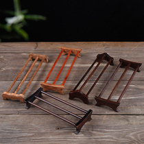 Ebony Rosewood Teacup shelf Solid wood cool cup holder Teacup holder Teacup pad Gongfu tea set Tea ceremony accessories