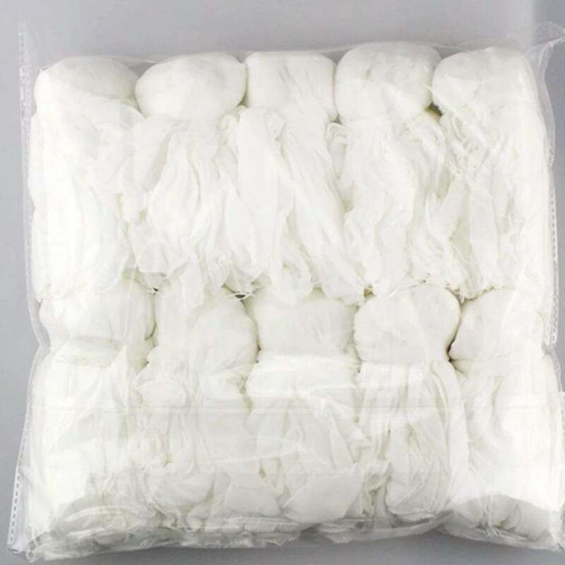 100 Pairs of Disposable Socks for Men and Women, White Silk Socks, Lazy Socks, Foot Bath Socks, Skating Socks, Amusement Park Socks, Early Education Socks