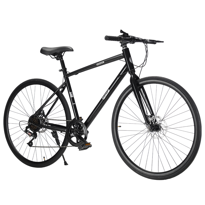 700C Road Bike Racing Variable-Speed Fixed Gear Straight Handlebar Ultra-Fast Racing Ultra-Light Fixed Gear Adult Men's and Women's Bicycle 700C Road Bike Racing Variable-Speed Fixed Gear Straight Handlebar Ultra-Fast Racing Ultra-Light Fixed Gear Adult Men's and Women's Bicycle