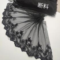 B19 stock defective lace accessories 10 yuan per pound black mesh