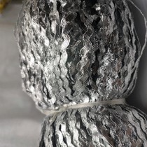 627-1 Stock defective lace accessories 13 yuan per pound silver s curved edge