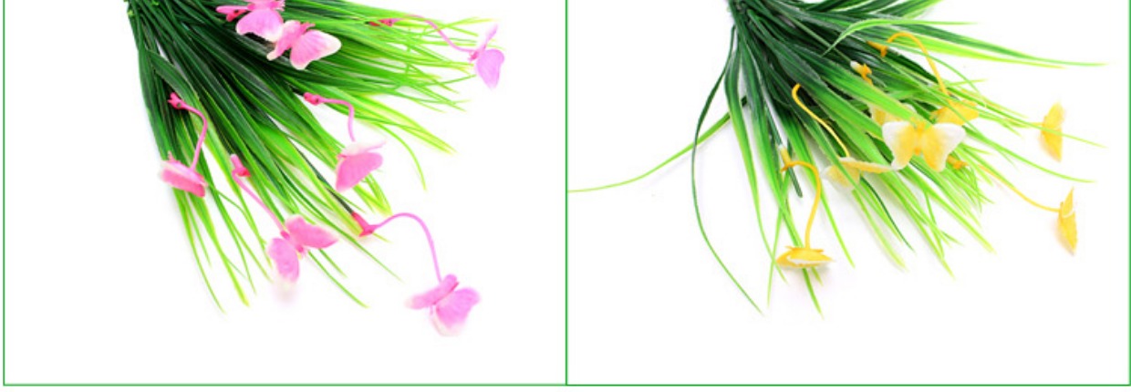 Mô phỏng cây xanh hoa giả tường phụ kiện cỏ Ba Tư kỹ thuật khách sạn phòng khách trung tâm mua sắm trang trí nhựa hoa cỏ nhỏ - Hoa nhân tạo / Cây / Trái cây hoa lan giả hạc