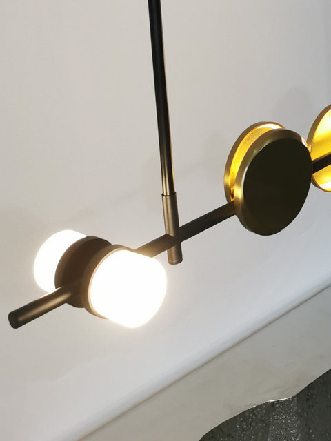 Scandinavian Post-Modern Chandelier Long Led Restaurant Lamp Accessible Luxury Art Model Room House Bar Designer Lamps