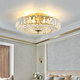 European-Style Crystal Ceiling Lamp, Post-Modern, Simple and Elegant, Suitable for Rooms, Balconies, Entryways, Master Bedrooms, Round, Light Luxury Lighting Fixtures