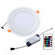 Led Ultra-Thin Rgb Dual-Color Panel Light with Remote Control for Kitchen, Bedroom, Shopping Mall, Embedded Ceiling Light, Energy-Saving Model
