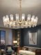 Light Luxury Crystal Home Lighting for Living Room and Dining Room, Simple Modern Style for Duplex Lobby, American-Style Dining Room, Horizontal Villa Lighting Fixtures
