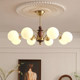 French-Style Vintage Living Room Chandelier, American Retro Dining Room Main Light, Nanyang American High-End Bedroom Lighting