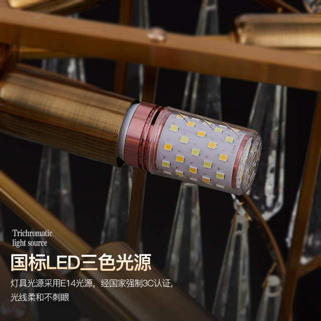 Designer Exhibition Hall Duplex Building Light Luxury Crystal Chandelier Living Room Lamp Simple Post-Modern Bedroom Lamp Restaurant Lamps