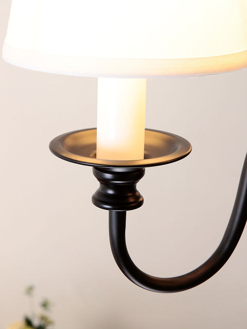 Angxiu American Country-Style Chandelier, Living Room Main Light, Designer Style, Nordic Retro Bedroom, Dining Room, Simple Iron Art Lighting Fixtures