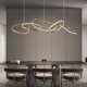Simple Modern Light Luxury Chandelier, Creative Dining Room Bar Counter Living Room Minimalist Nordic Style Personalized Design Artistic Lighting Fixtures