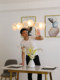 Postmodern Minimalist Restaurant Lamp Nordic Front Desk Creative Personality Bar Clothing Store Cafe Designer Long Pendant Lamp