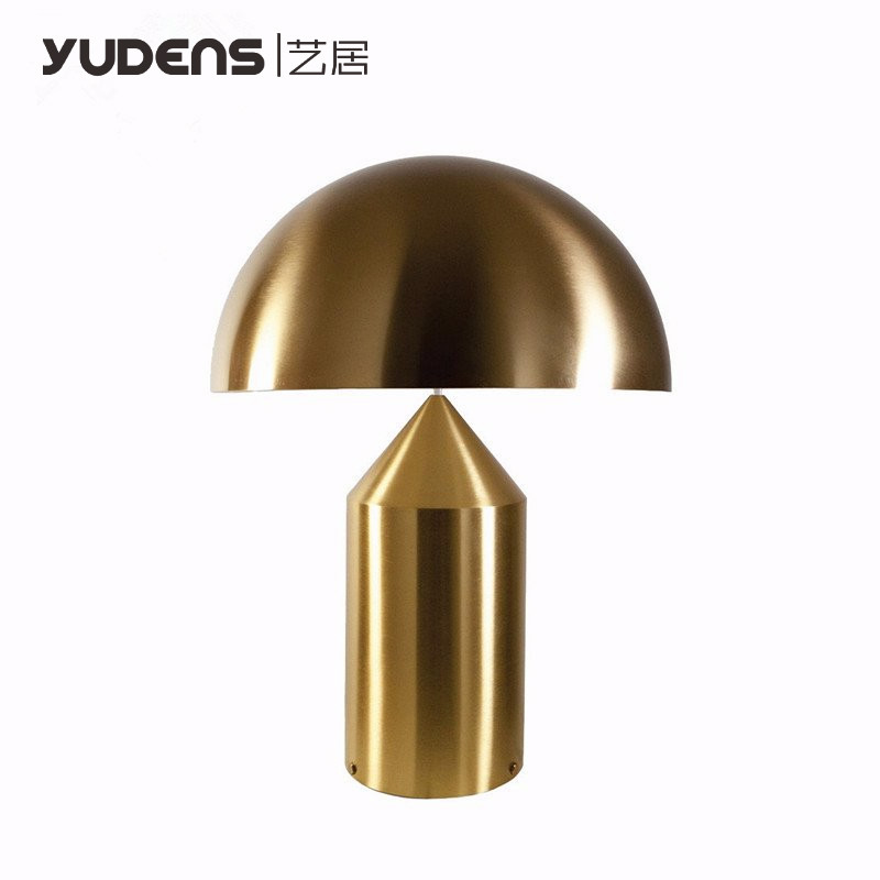 Simply modern white gold black glass lamps bedroom room bedside fashion creative personality decorative table lamp