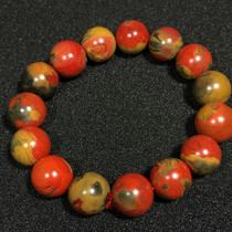 Get the Red Liangshan South Red Packet Pulp cake Jinghong 108 Yellow leather bag Pulp Single Ring Hand Strings can go abroad for the certificate