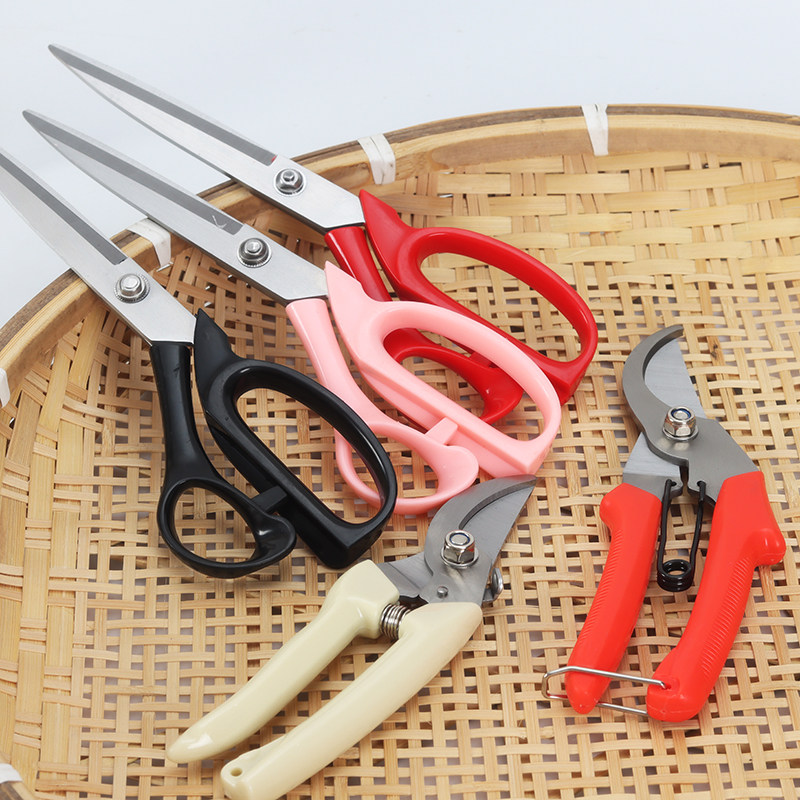 Multipurpose floral cut ribbon wrapping paper special scissors Home multifunction floral scissors floral packaging flower shop