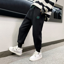 Boy Guard Pants Spring Autumn Money 2022 New Bunch Foot Tide Spring Handsome Boy Big Boy Sports Pants Children Long Pants