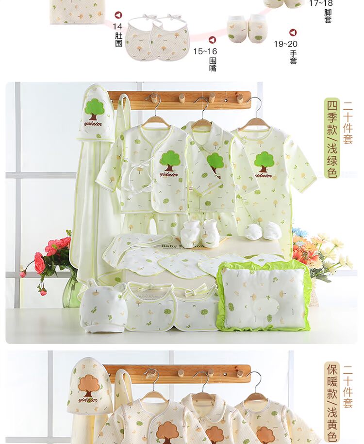 Bộ quần áo cho bé sơ sinh mùa xuân và mùa thu 0-3 tháng cotton mùa đông cho bé sơ sinh shop đồ trẻ sơ sinh